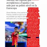 Alice Campello kommentiert einen kritischen Artikel über ihren Ehemann und spanischen Nationalspieler Alvaro Morata.