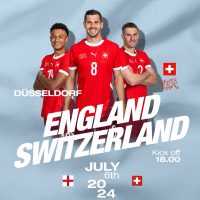 Die Schweiz tritt am 6. Juni um 18 Uhr im Viertelfinale der Europameisterschaft 2024 gegen England an.